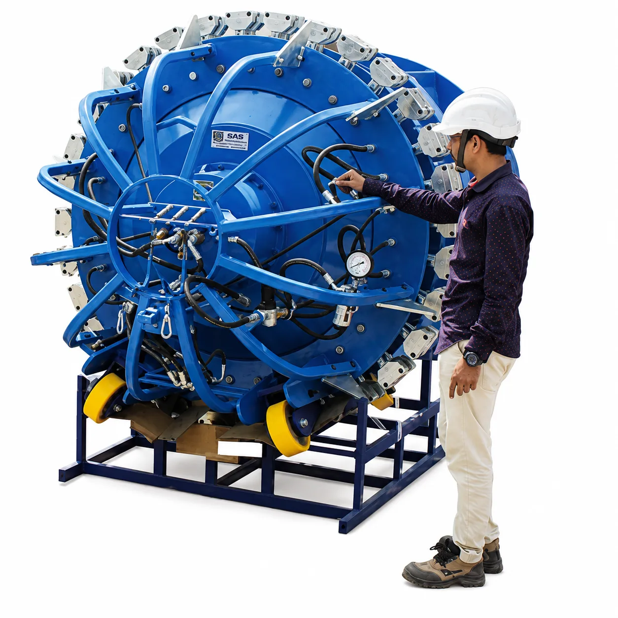 Pipe Welding Pneumatic Clamp Motorized — view 2