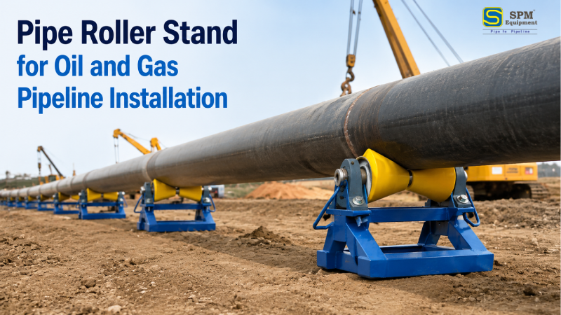 Pipe Roller Stand for Oil and Gas Pipeline Installation