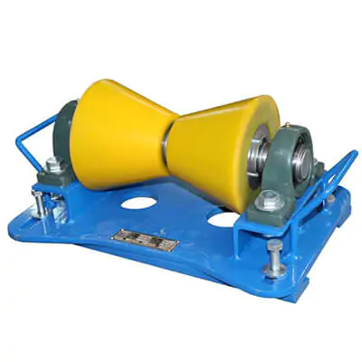 Pipe Roller Cone Type Pu Coated