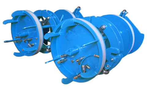 DSS Pipe Clamp With Purging Arrangement Hydraulic