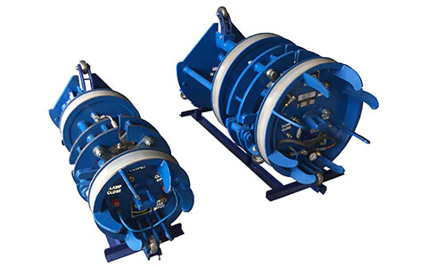 DSS Pipe Clamp With Purging Arrangement Hydraulic