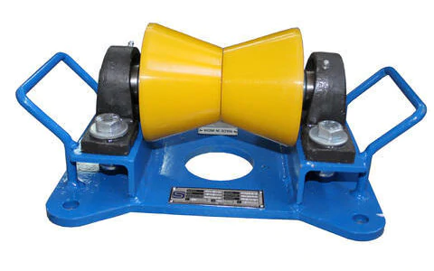 Cone Type Pipe Roller PU Coated for Pipeline Handling — SPM Equipments India
