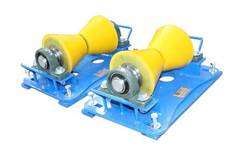 PU Coated Cone Pipe Roller — Pipeline Equipment Manufacturer India