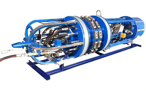 Pneumatic Clamp With Purging Arrangement Motorized Motorized Pneumatic Clamp with Purging Arrangement for Pipeline Welding — SPM Equipments India