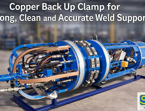 Copper Back Up Clamp for Strong, Clean and Accurate Weld Support